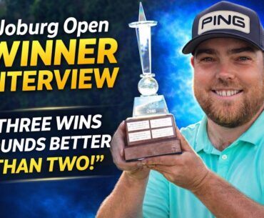 Dan Bradbury Interview After Winning the Joburg Open | “Three Wins Sounds Better Than Two” | DP Worl