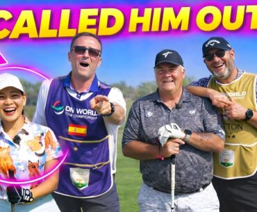 Lady Golfer Takes On Cocky Male Golfer… What Happened Next!