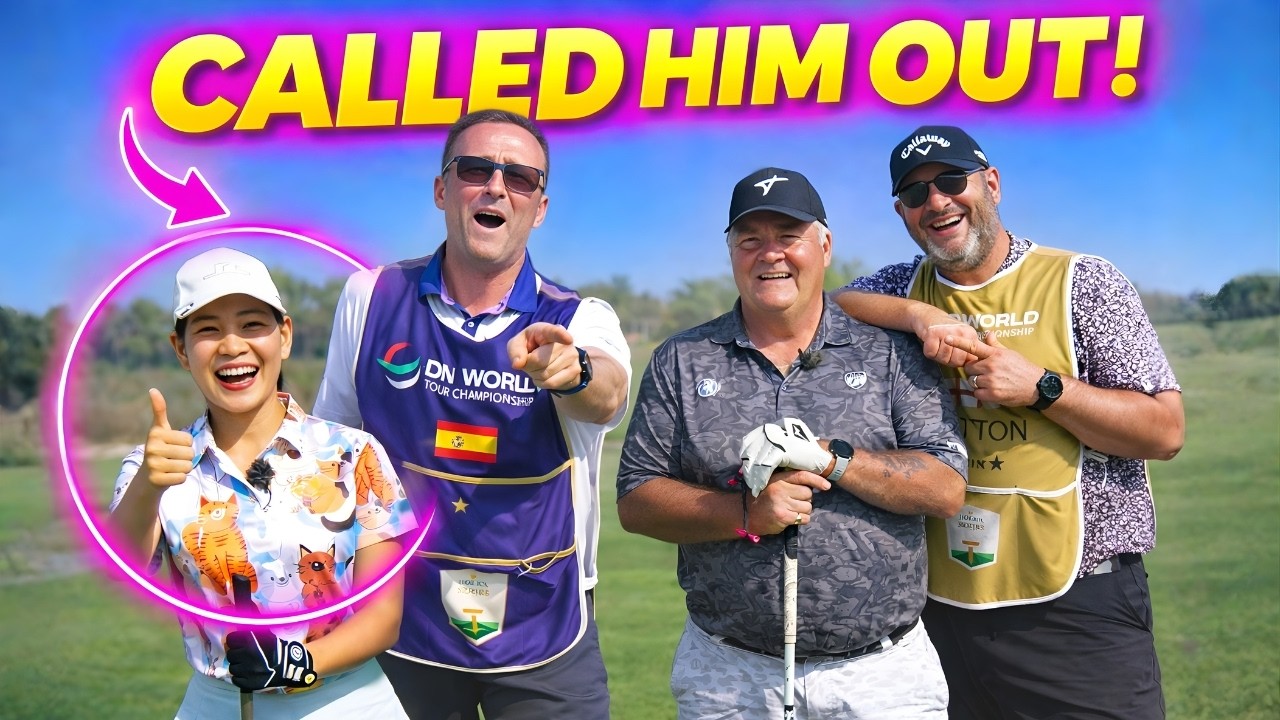 Lady Golfer Takes On Cocky Male Golfer… What Happened Next!