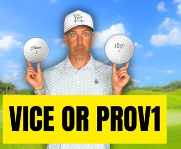 VICE PRO PLUS Golf Ball... Better Than The PROV1?