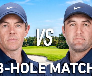 Rory McIlroy Vs Scottie Scheffler (3-Hole Match)
