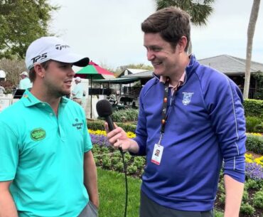 Pierceson Coody on 1st Players Championship, his warmup routine & more