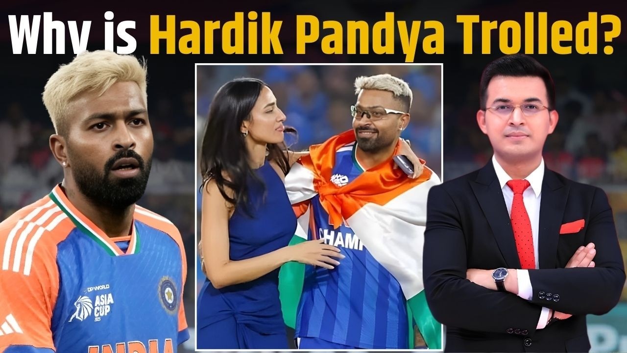 Ind vs NZ : Hardik Pandya, Mahieka Sharma Face Backlash for Lying on Podium After T20 WC Final