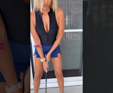 Amazing Golf Swing you need to see | Golf Girl awesome swing | Golf shorts | Amy Ramsey
