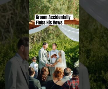 Groom Accidentally Flubs His Wedding Vows / Fairview Green River Golf Club Corona Wedding