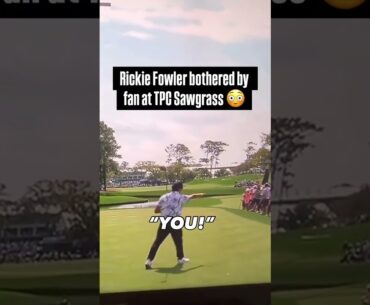 Rickie reacts to a camera clicking during his swing at the 2024 PLAYERS Champ 😬