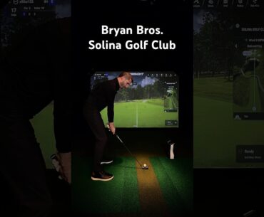 Bryan Bros Solina Golf Club Sneak Peek 👀 on Foresight Sports FSX Play with QuadMax! #golf