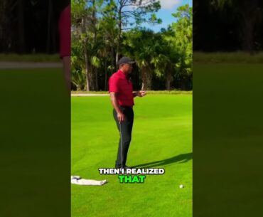 The Real Reason Tiger Takes His Glove Off for Short Shots
