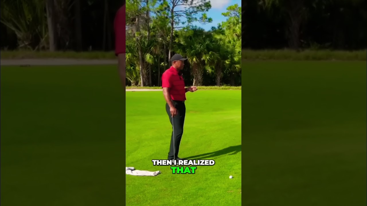 The Real Reason Tiger Takes His Glove Off for Short Shots