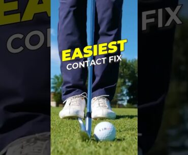 Your Weak Contact Problem Might Be Ball Position #golf #golftips #golfswing