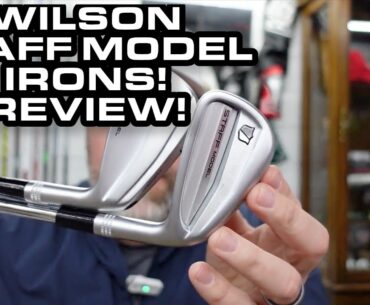 Club Junkie Podcast: Reviewing the best Wilson Golf irons ever! Staff Model XB, CB, & MB!