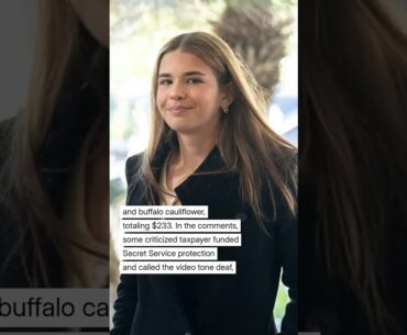 Kai Trump's expensive grocery haul sparks controversy