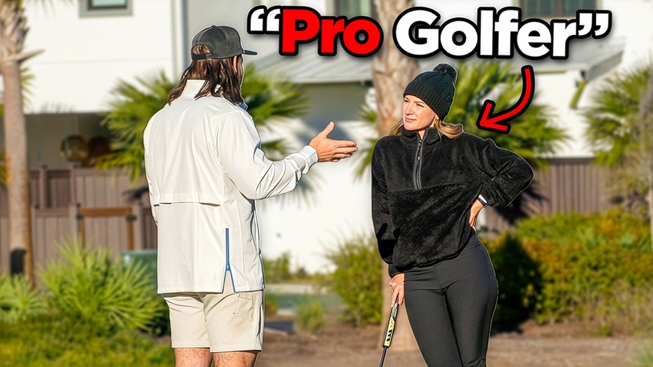 Can a Female Pro Golfer beat 2 Average Joes? Can a Female Pro Golfer beat 2 Average Joes?