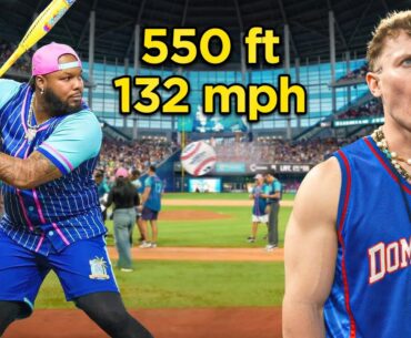 How Far Can MLB Stars Hit Balls w/ Metal Bats?