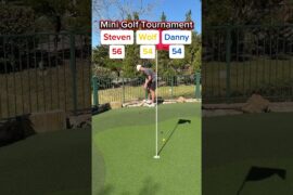 The World’s Hardest Mini Golf Course, Tournament #1 (Hole 16) #golf #minigolf #puttputt #viral