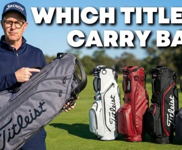 Titleist Carry Bag Range 2026: Which One is Right For You?