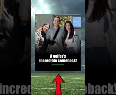 Miracle Recovery: Golfer Andrea Pavan Defies Odds After Lift Shaft Fall #Shorts