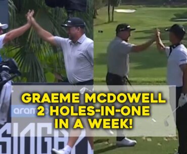 Graeme McDowell has made 2 LIV Golf aces in a week