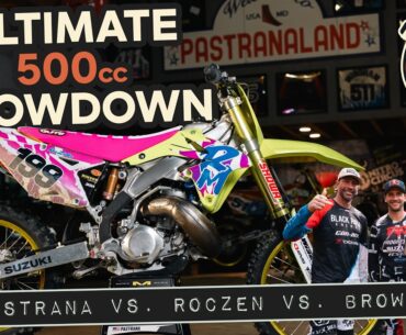Can Pastrana Beat Ken Roczen and Carson Brown on the RMZILLA 500cc?!