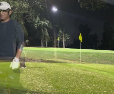 Bella Verde (Par 3) - Night golf after rain storm (Shot for Shot)