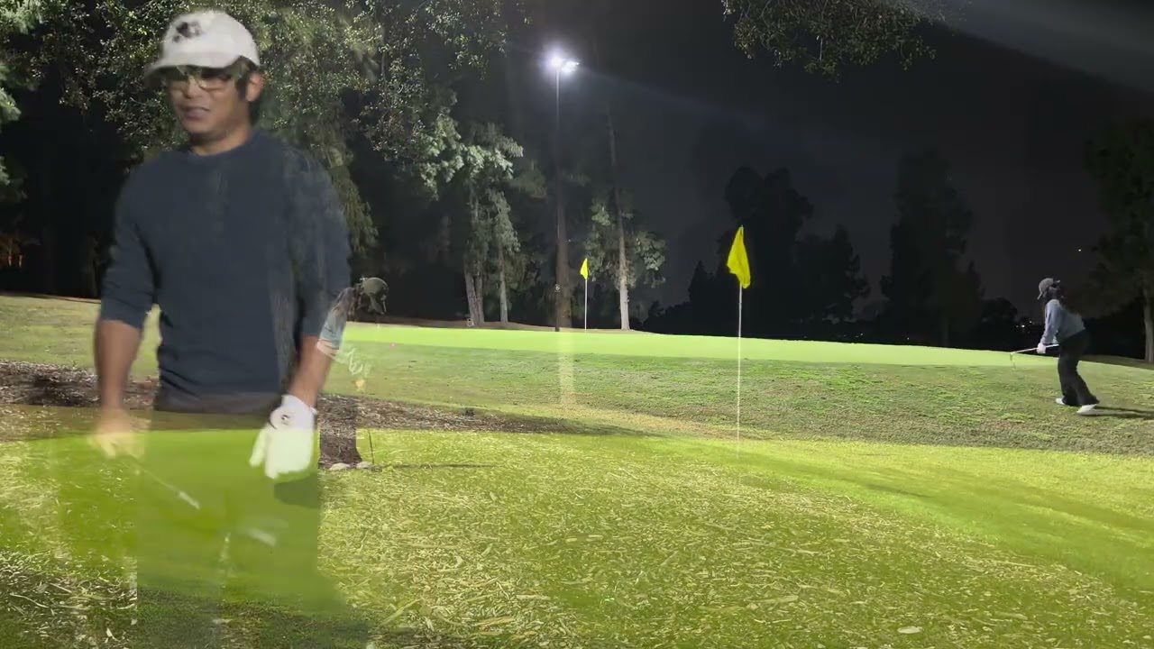 Bella Verde (Par 3) - Night golf after rain storm (Shot for Shot)