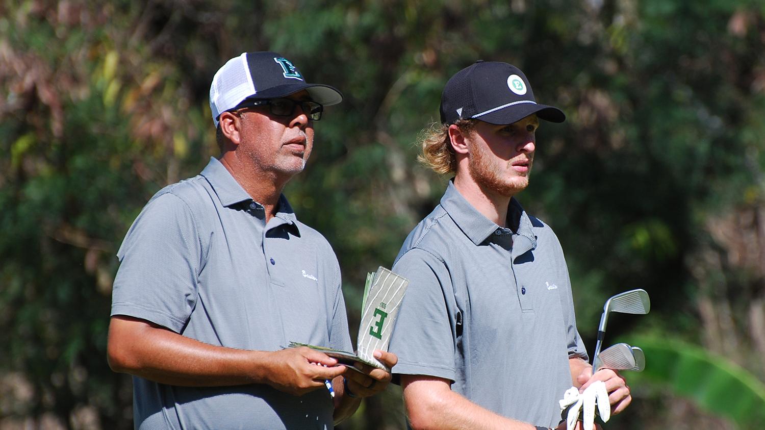 Men’s Golf Set for All-American Intercollegiate Robby Turnbull finishes a swing on the course in Hawaii