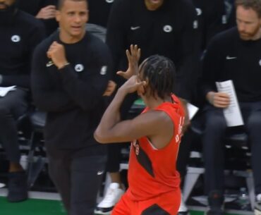 Joe Mazzulla tells Immanuel Quickley to "shut the f**k up" after taunting Celtics bench 😂