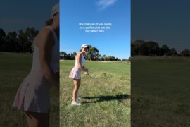 Have you ever been hit? #golf #golfgirl #golfswing #golfgear #golftips #golferlife
