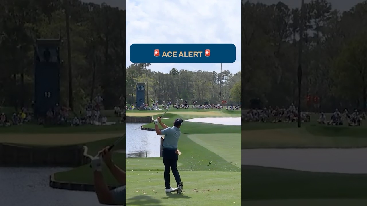 Chad Ramey’s FIRST ACE on TOUR 🤯 Chad Ramey's FIRST ACE on TOUR 🤯