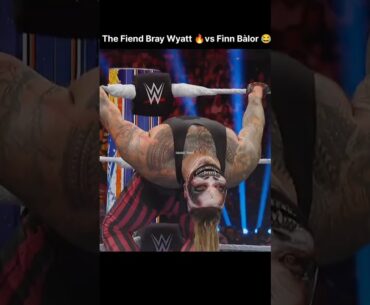 Bray Wyatt vs The Fiend Bray Wyatt 🥵 scared Demon 👿 Finn Bàlor and Finn Bàlor 😅#shorts #wwe
