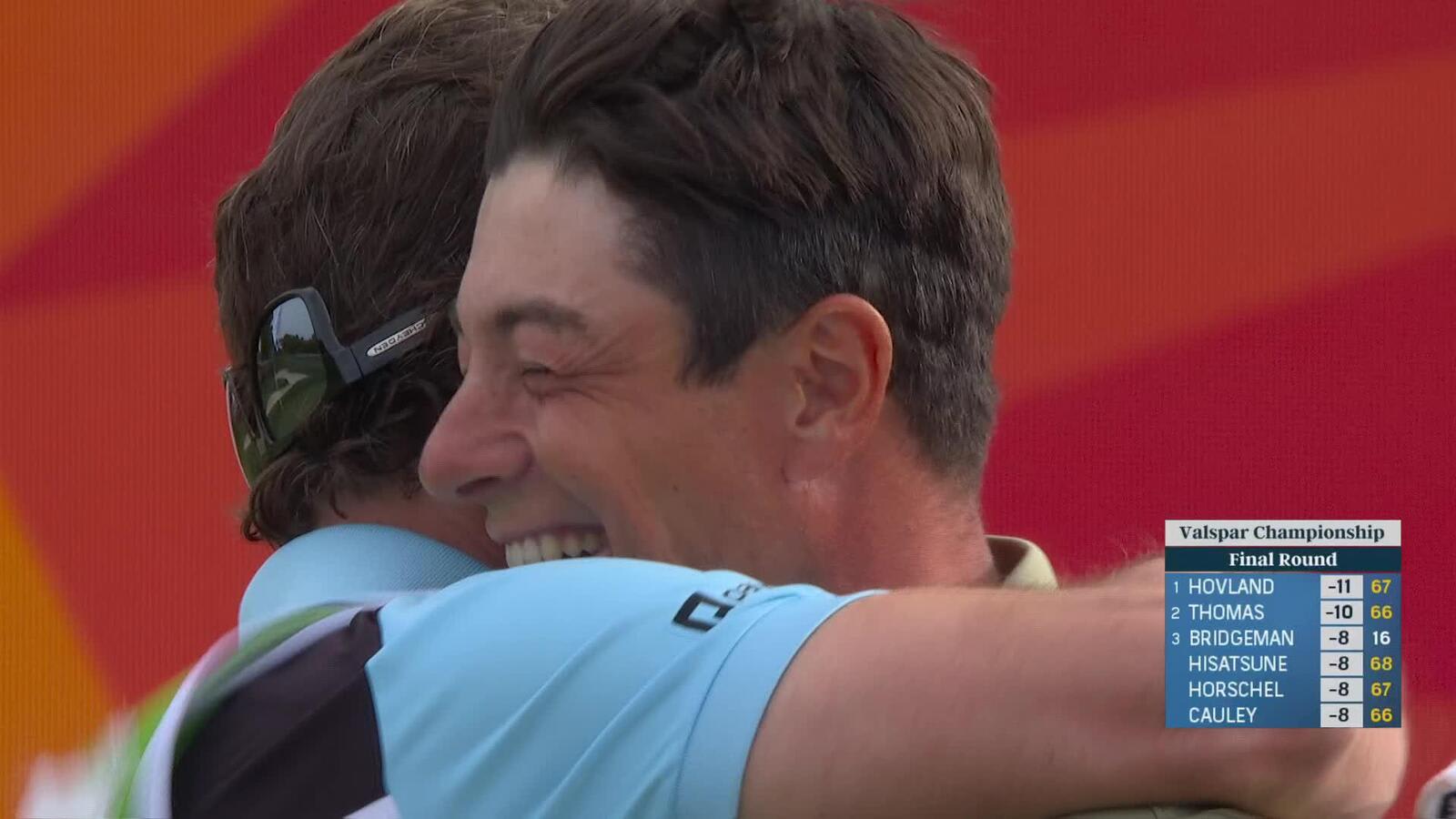 Viktor Hovland birdies two of last three holes to pave way to victory at Valspar