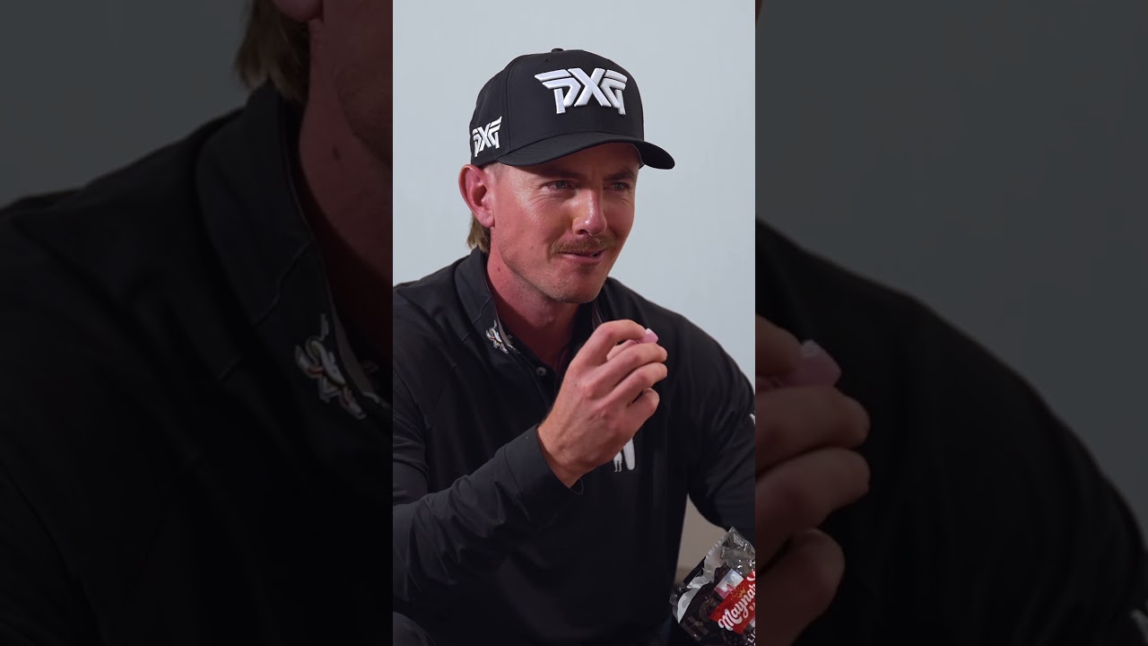 Jake knapp ranks British snacks! Watch the full video out now!!! #golf #shortvideo #pgatour