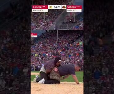 Lüscher Sinisha vs Schenk Patrick ESAF Mollis 2025  #schwinger #sports #suisse #luttesuisse #combat