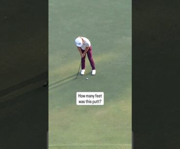 Looooooong putt ⛳️