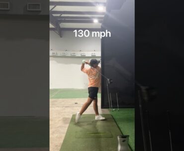 What driver speeds look like 100-130mph #golf