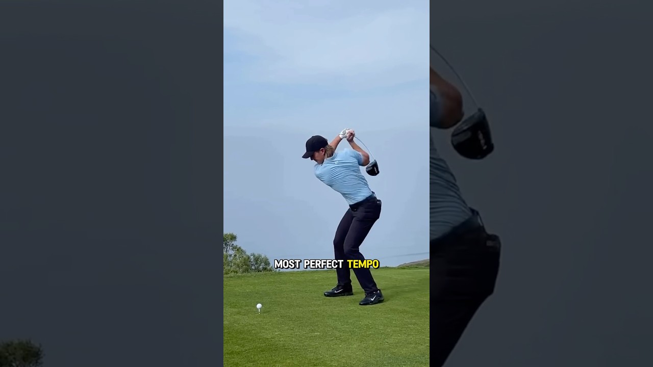 Smooth Tempo like Jake Knapp! 😱🔥 #golf #golfswing #golftips #golfcoach