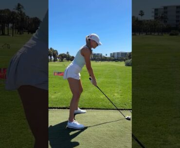 Amazing Golf Swing you need to see | Golf Girl awesome swing | Golf shorts |  Tate Hadges