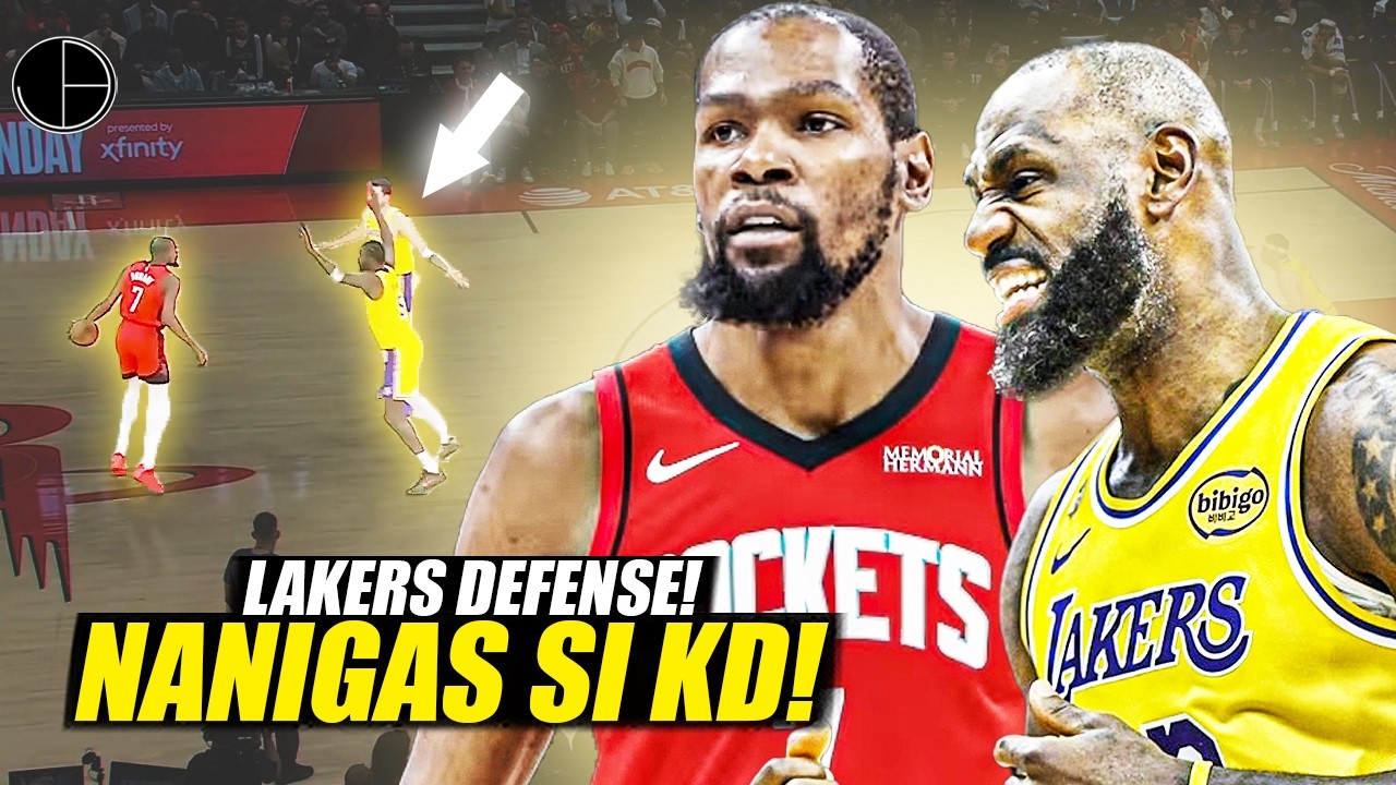 Kevin Durant, NATAGPUANG HINDI ALAM ANG GAGAWIN sa DEPENSA ng Lakers | Breakdown