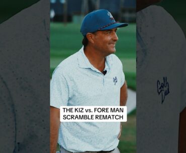 Kevin Kisner vs. the Fore Man Scramble REMATCH. TOMORROW. Presented by @Chevrolet #Ad