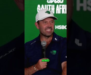 Golfer CRIES Tears of Pride Before LIV Golf Tee Shot! #shorts