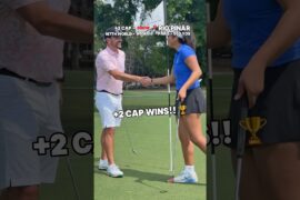 One hole match VS the 167th Junior Girls golfer in the world! #golfvlog #match #golf #golfswings