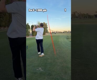 Can I Par A 1,000 Yard Golf Hole?? ⛳️ (Day 14)