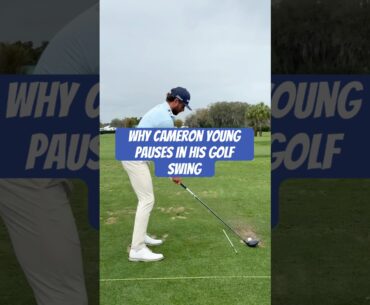 Cameron Young Golf Swing and his unique pause #golftips #golf #golfer #golfswing #progolfer