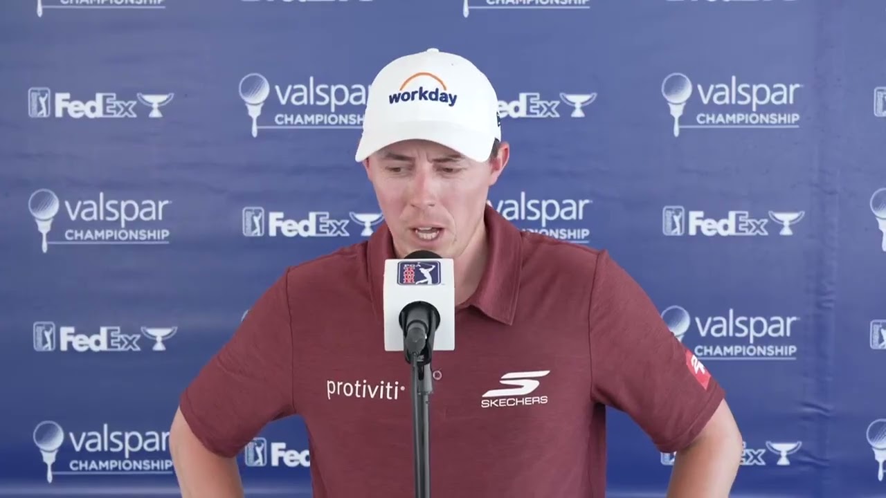 Matt Fitzpatrick Frustrated After Valspar Round: “I Deserved More”