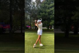 Amazing Golf Swing you need to see | Golf Girl awesome swing | Golf shorts |  Tate Hadges