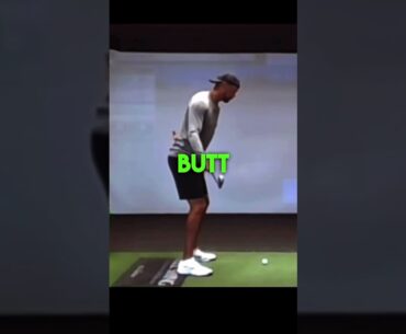 Tiger Woods early extension FIX ⛳️ #golfexercise #golf #golftraining #tigerwoods