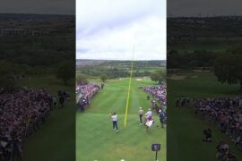 3️⃣ Our leader Bryson DeChambeau gets round 3 underway! | #LIVGolfSouthAfrica