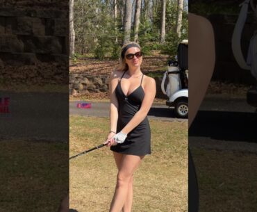 Amazing Golf Swing you need to see | Golf Girl awesome swing | Golf shorts | Audrey Holt