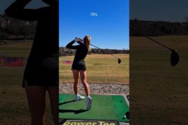 Amazing Golf Swing you need to see | Golf Girl awesome swing | Golf shorts | Christy Gilbert