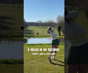 9 holes in 90 seconds with an AVERAGE golf girl